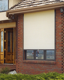 Exterior rolling shutters window treatment light heat sun blocking Exterior Rolling Shutters photo