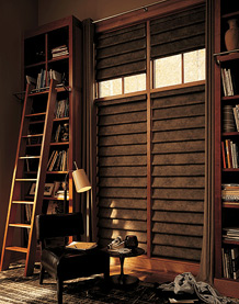 Alustra Vignette window shadings treatments blinds shades roman library Alustra® Window Fashions photo