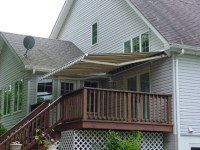 SUNESTA retractable patio awning deck exterior sun control Exterior Window and Patio Products photo