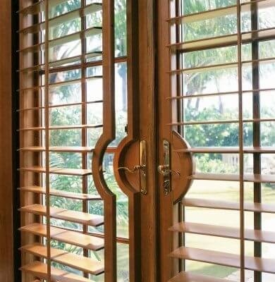 S013-StB4FrenchDoors Wood Shutters photo