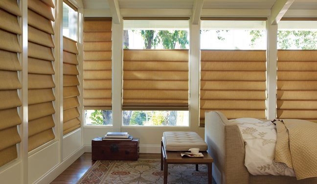 alustra vignette easyrise bedroom window shadings shade blind treatment Vignette® Modern Roman Shades photo