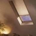 cellular 014 skyrise Skylight Shades can be manually operated or motorized