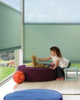 duette literise easy lift honeycomb cellular blinds window treatment Duette® Honeycomb Shades photo