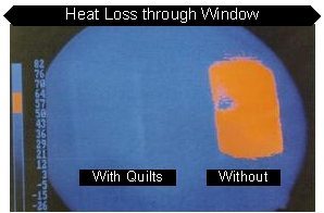 infrared view of window heat loss thermal photography energy audit How do shades insulate your windows? photo