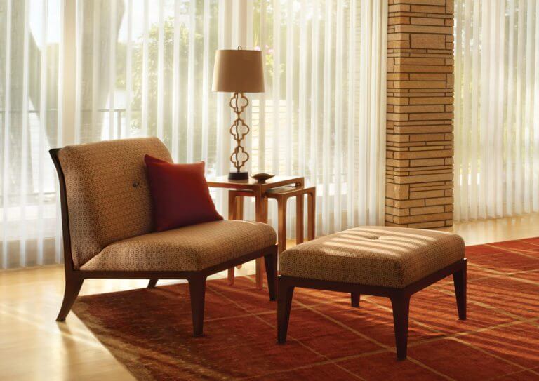 Luminette privacy sheers living room