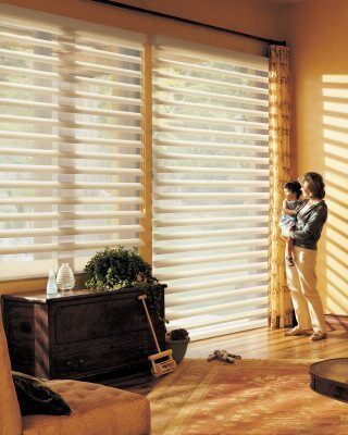 Pirouette cordless motorized shades