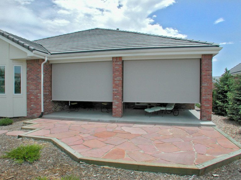 Oasis 2800 Patio shade adds privacy