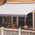 Beautiful cedar home with solar shade patio awing