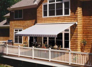 Durasol retractable awning deck patio