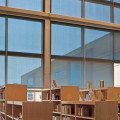 School library solar screen shades