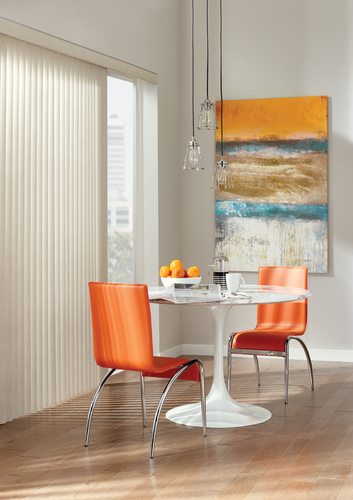 Vertical blind for patio door