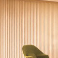 Vertical blinds living room tall windows