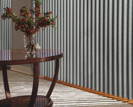 Cadence vertical blinds teal