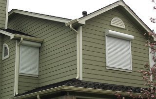 External rolling shutters