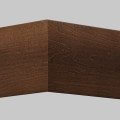 Wood blind valance detail contemporary