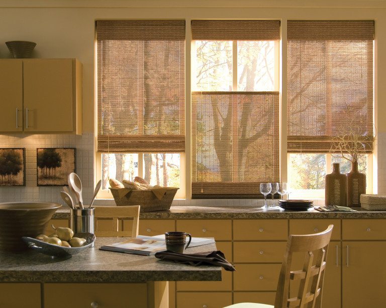 CProvenance cordlock top-down bottom-up woven wood kitchen shades