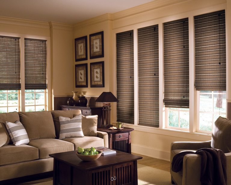 Provenance cordlock living room shades