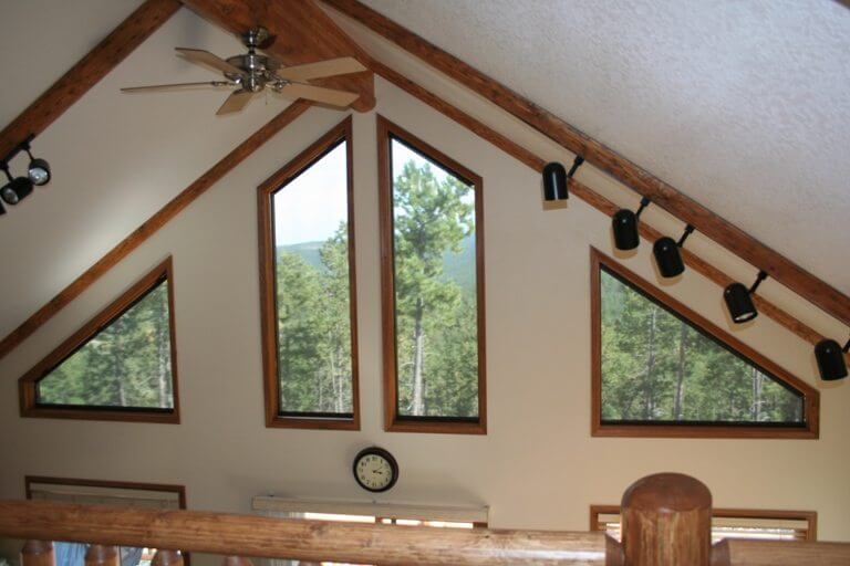 residential skylight with fixed solar screen shade