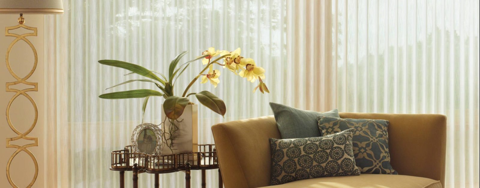 Luminette Modern Privacy Sheets Living Room
