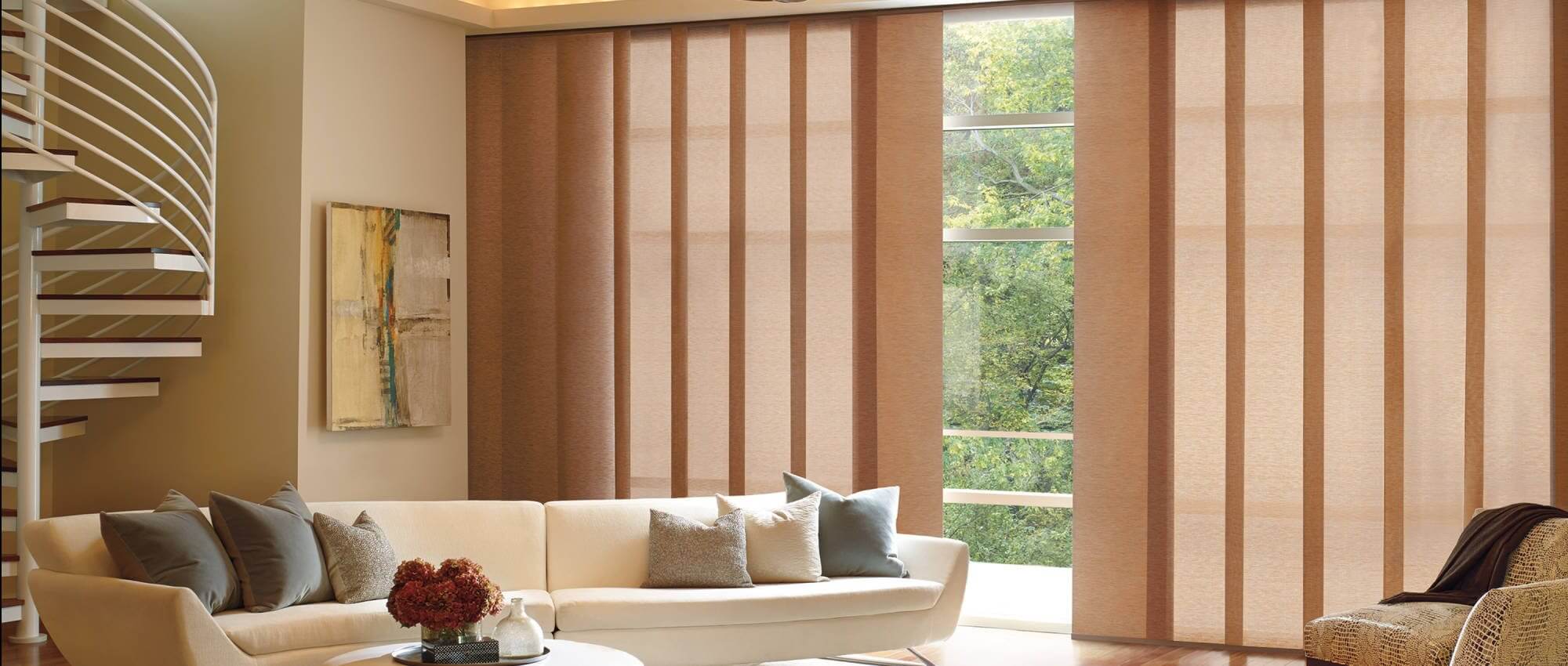 Swaping Sliding Panel Fabric of Your Window Treatments