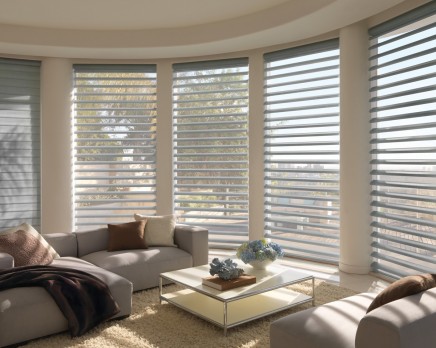 Pirouette window shadings Power Rise Lift System