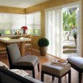 Perfect for patio door when using matching roller shades