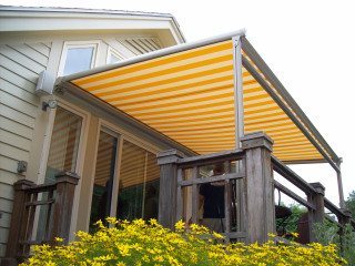 Durasol Pinnacle One structure awning yellow