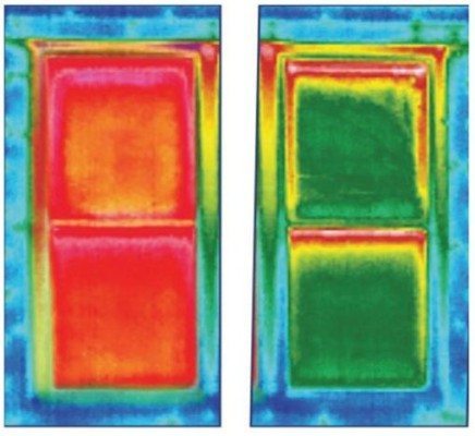 duette architella heat loss infrared photo