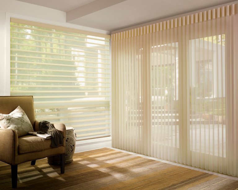 Bamboo Window Shades, Skyline