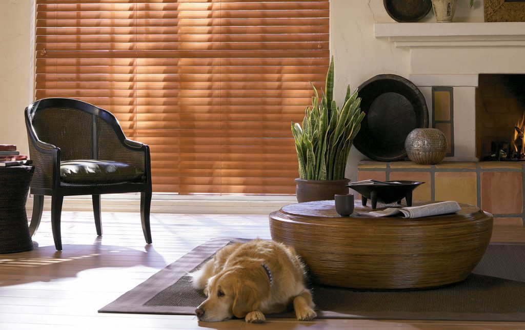 Parklands wood blind contemporary