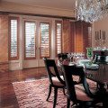 Heritance Hardwood shutters dining room