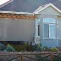 Oasis 2650 Patio Shades enhance privacy on patio pergola