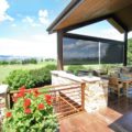 Oasis 2800 motorized patio shades view shot