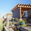 Oasis 2800 Patio Shade on Pergola exterior POV