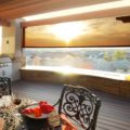 Oasis 2800 Patio Shade allows better sunset viewing