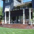 Oasis 2800 patio shades pergola columns