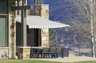 Durasol awning innovative openings mountain patio
