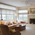 Insolroll Elements translucent shades living room