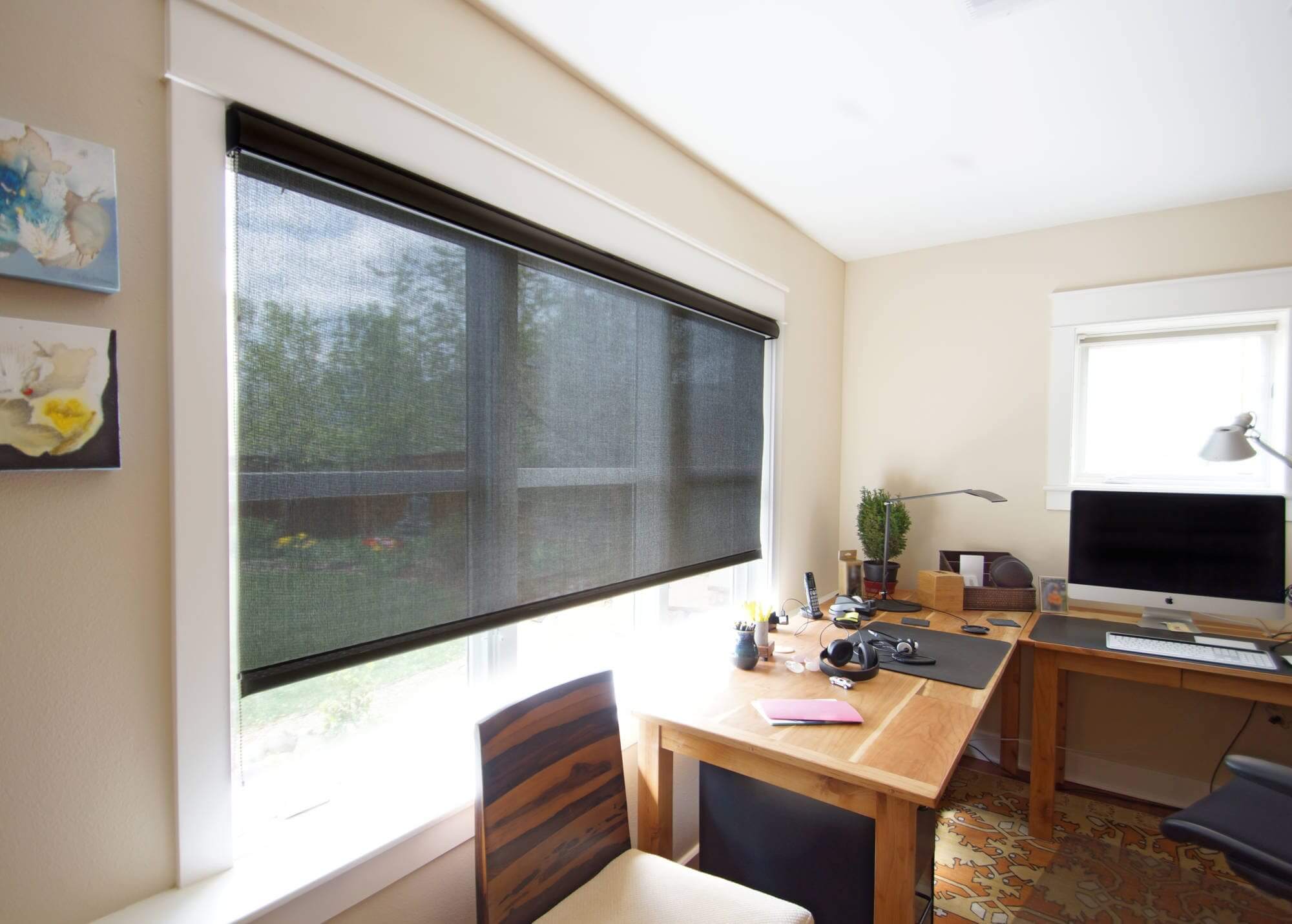 Insolroll Solar Shades with Battery wireless motors