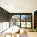 Insolroll solar shades block living room glare