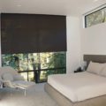 INsolroll solar shades modern sleek bedroom