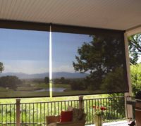 Oasis 2600 Patio Shades front range view