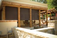 Oasis 2650 Patio Shades mediterranean patio