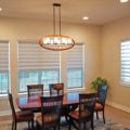 Pirouette window shadings dining by Innovative Openings