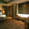 Silhouette quartette privacy shades bedroom