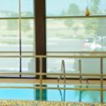 Erie Recreation Center Aquatic Center motorized solar shades pool