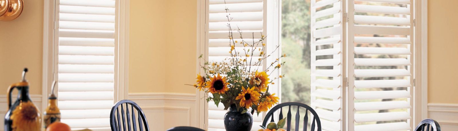 Palm Beach Polysatin Shutters Kitchen