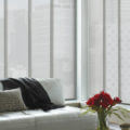 Skyline gliding window panels living room white