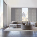 Skyline shades urban living room