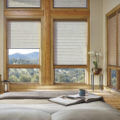 Hunter Douglas Sonnette honeycomb roller shades bedroom colorado